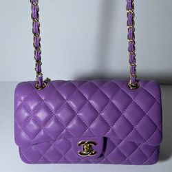 Channel Bag - Purple