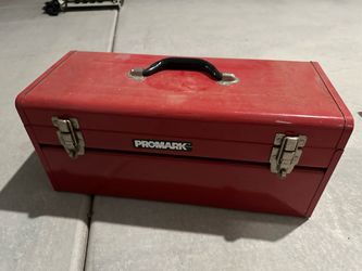 Promark Red Metal Toolbox