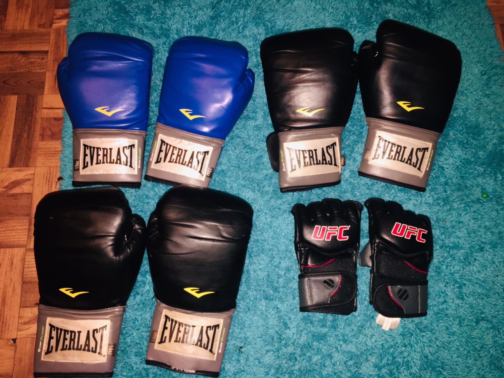 Everlast boxing gloves