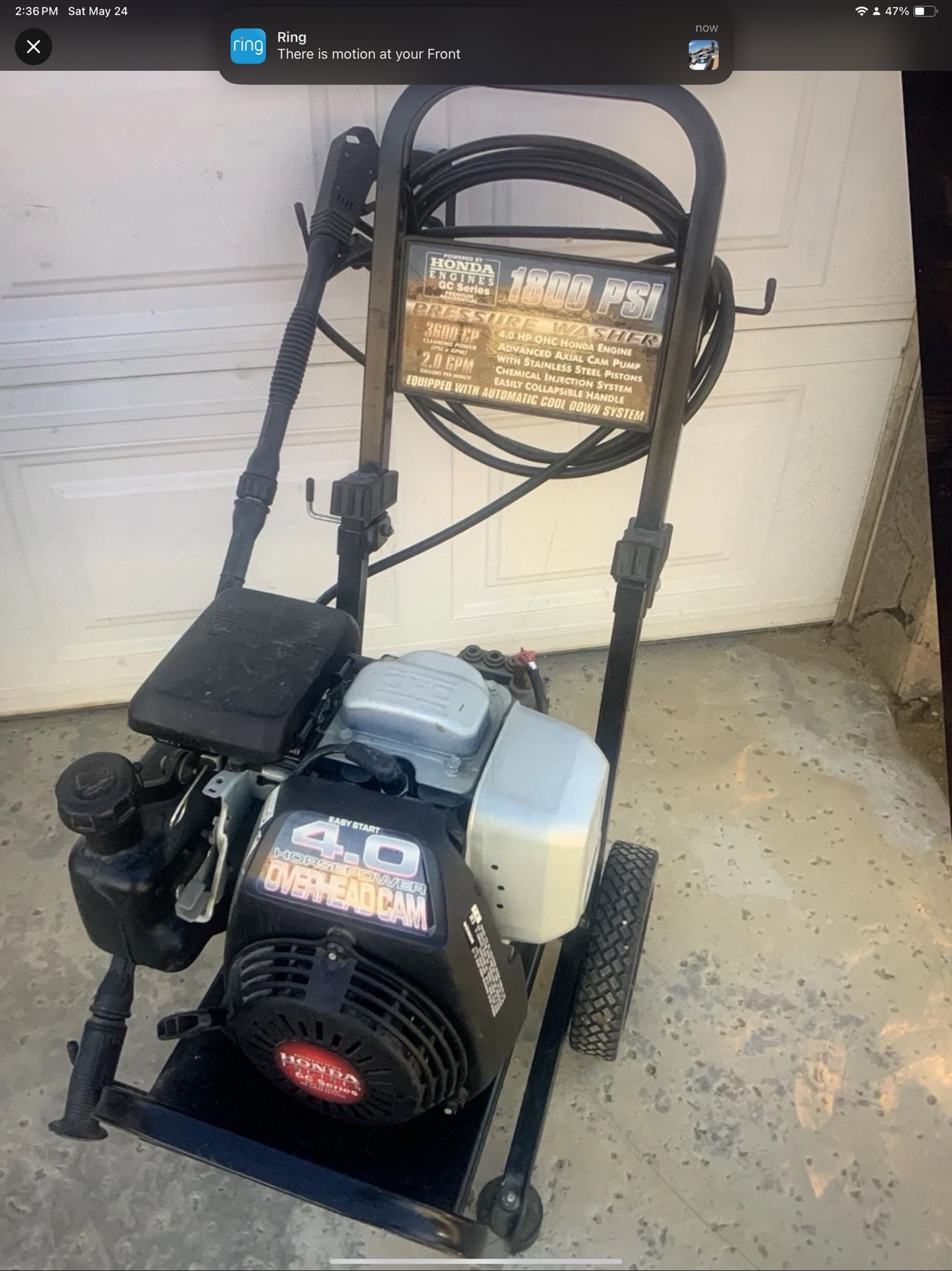 Honda Power Washer