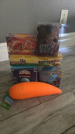 Squishy Stress Toy Bundle Lot of 6