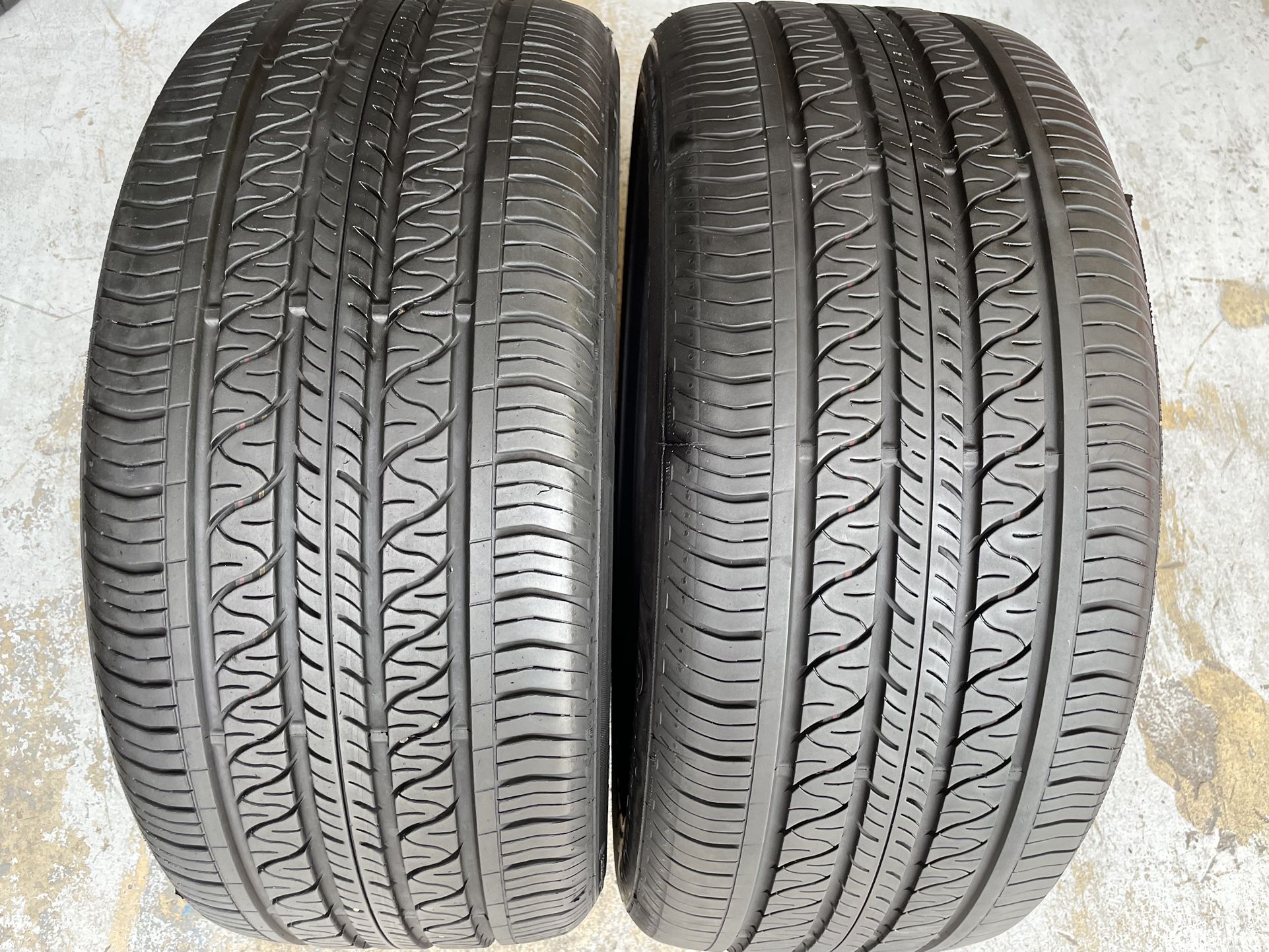 Two Tires 255/45/19 Continental Procontact Rx Acoustic Like New With 85% Left Tesla Model Y