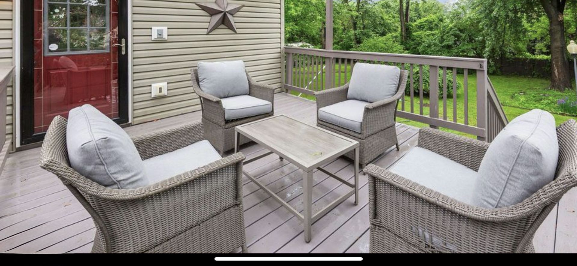 Garden furniture set
