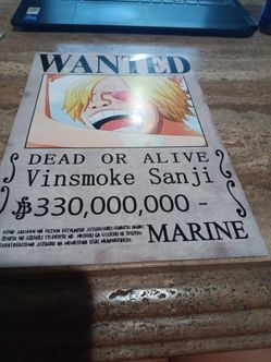 One Piece Official Mugiwara Store Marine Wanted Poster