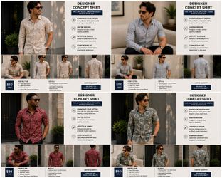 Unique Designer Concept Shirts