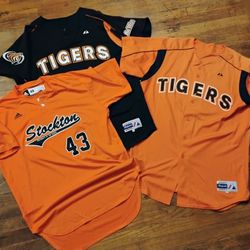 #43 Size XL UOP Pacific Tigers Baseball Jerseys (3 Pack) XL 