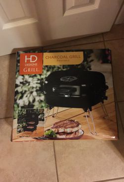 Portable Charcoal Grill *Never Used