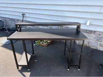 Black desk