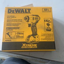 Dewalt 1/4” Impact Driver Xtreme Sub-compact Series