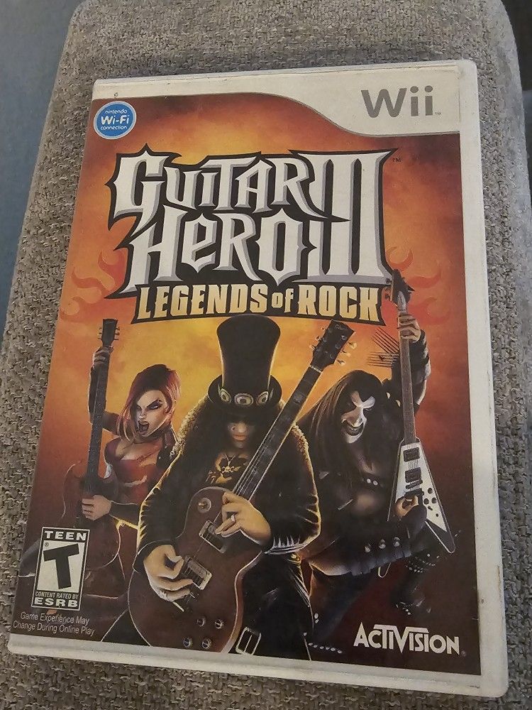 Guitar Hero III: Legends of Rock (Nintendo Wii, 2007)