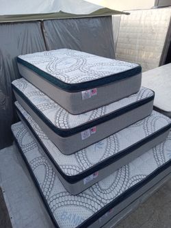Queen Size Mattress Pillow Top New