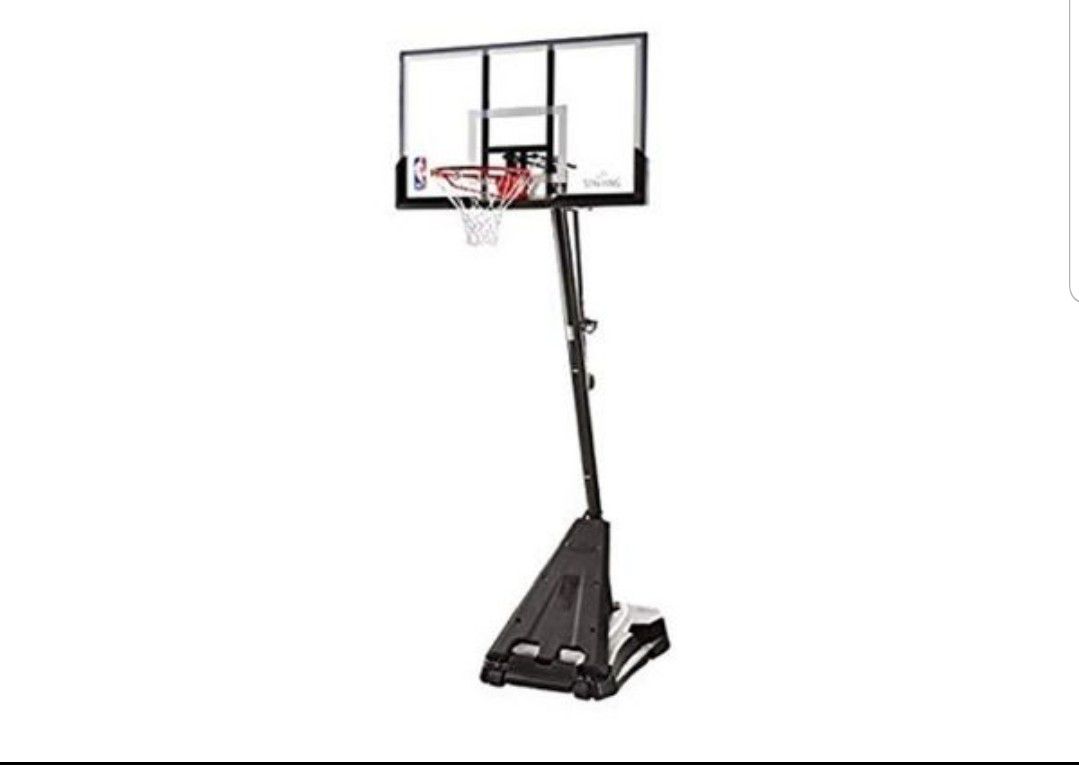 Spalding 54' Acrylic Portable Basketball Hoop