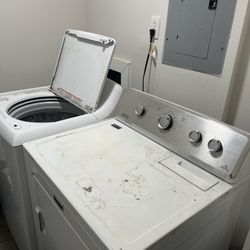 GE Washer And Maytag Dryer
