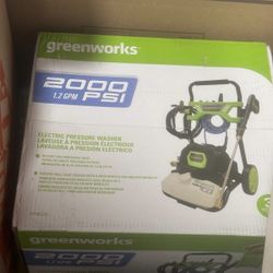 Hidrolavadora Eléctrica Greenworks 2000 PSI (1.2 GPM)