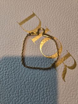Vintage Christian Dior tie Pin Gold Chain 
 like new condition!