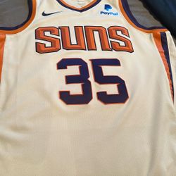 Kevin Durant Suns Jersey PayPal Logo 
