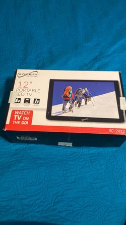 New on box  Super Sonic live  12 portable led tv