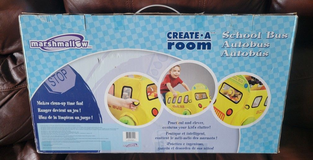 Kids School Bus Toybox