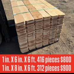 Madera Nueva De Cedro New Fence Wood 