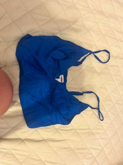 Blue Spaghetti Strap Crop Top by aerie