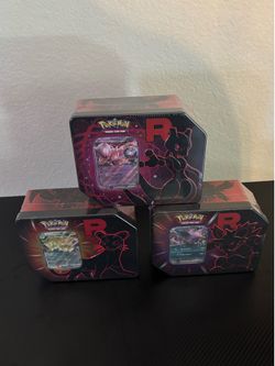 Team Rocket Tins (Set of 3)