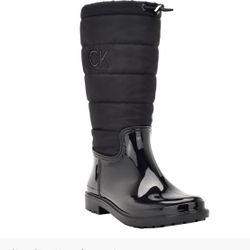 Calvin Klein Womens Siston Outdoor Mid-Calf Winter & Snow Boots Size 6 