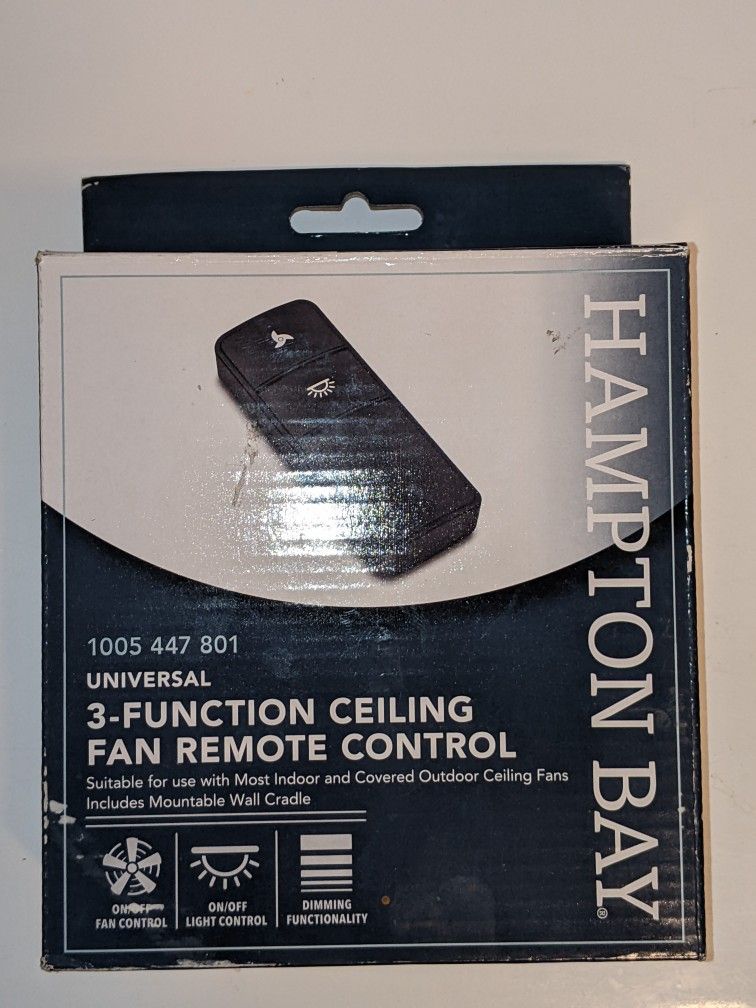 HAMPTON BAY UNIVERSAL REMOTE CONTROL
