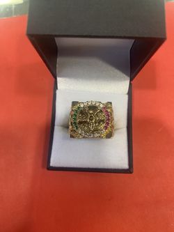 Nugget Ring 14k Centenario Coin