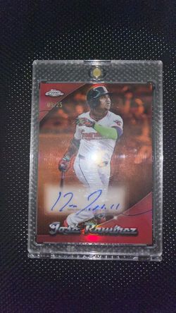 2025 Topps Chrome Jose Ramirez Autograph Orange /25