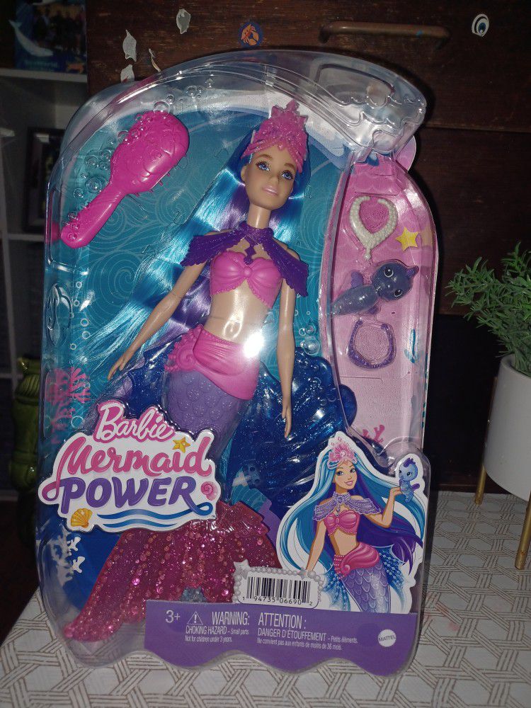 New Sealed Barbie Mermaid Power Doll
