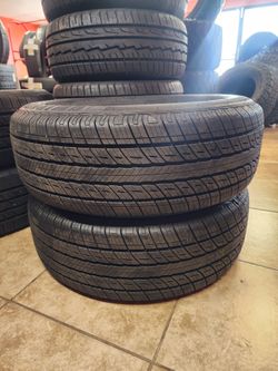 235 60R 18 NEW TIRES UNIROYAL 2356018 BRAND NEW TIRES (PAIR) MOUNT BALANCE INCLUDED