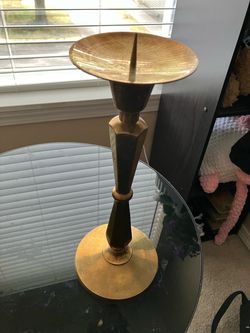 Vintage brass candle stick holder