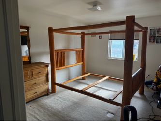 Queen - Custom Made Log Bed Frame