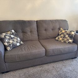 Grey 3 Person Comfy Couch