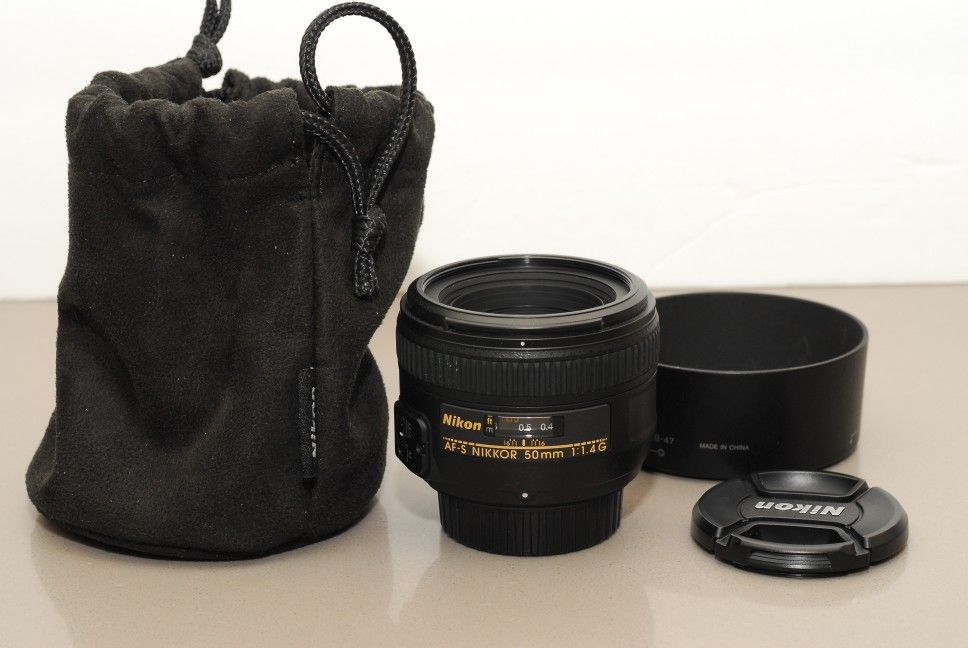 Nikon AF-S 50mm F1.4G Lens Like New