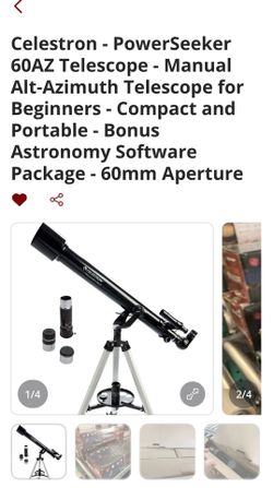 Clestron telescope