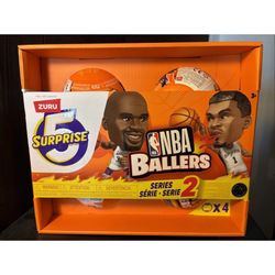🔥 (4) NBA 🏀 Ballers Zuru Series 2 - Blind Mystery Capsules Sealed Box