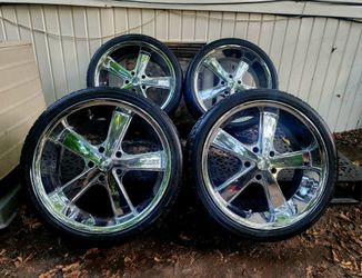 20" KMC Rims with tires