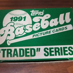 1991 Topps Traded Baseball Set
