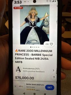 Rare 2000 MILLENIUM PRINCESS