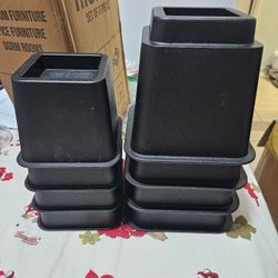 Furniture Risers 8 Piece Set Adjustable Bed Sofa Chair Riser Utopia Bedding