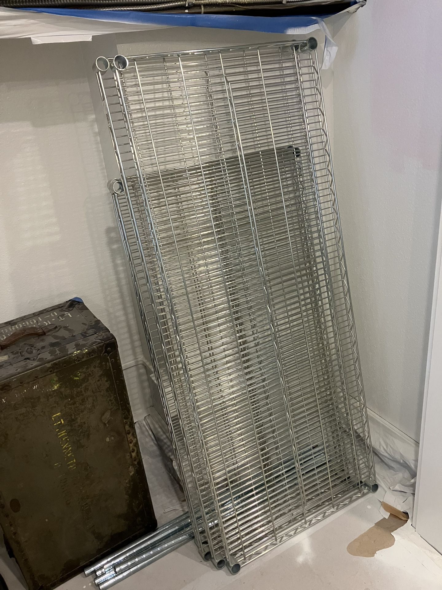 Metal Shelving With Posts 