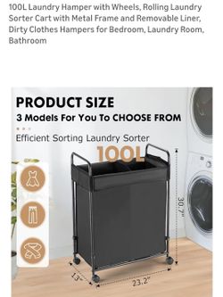 Laundry Hamper With Wheels