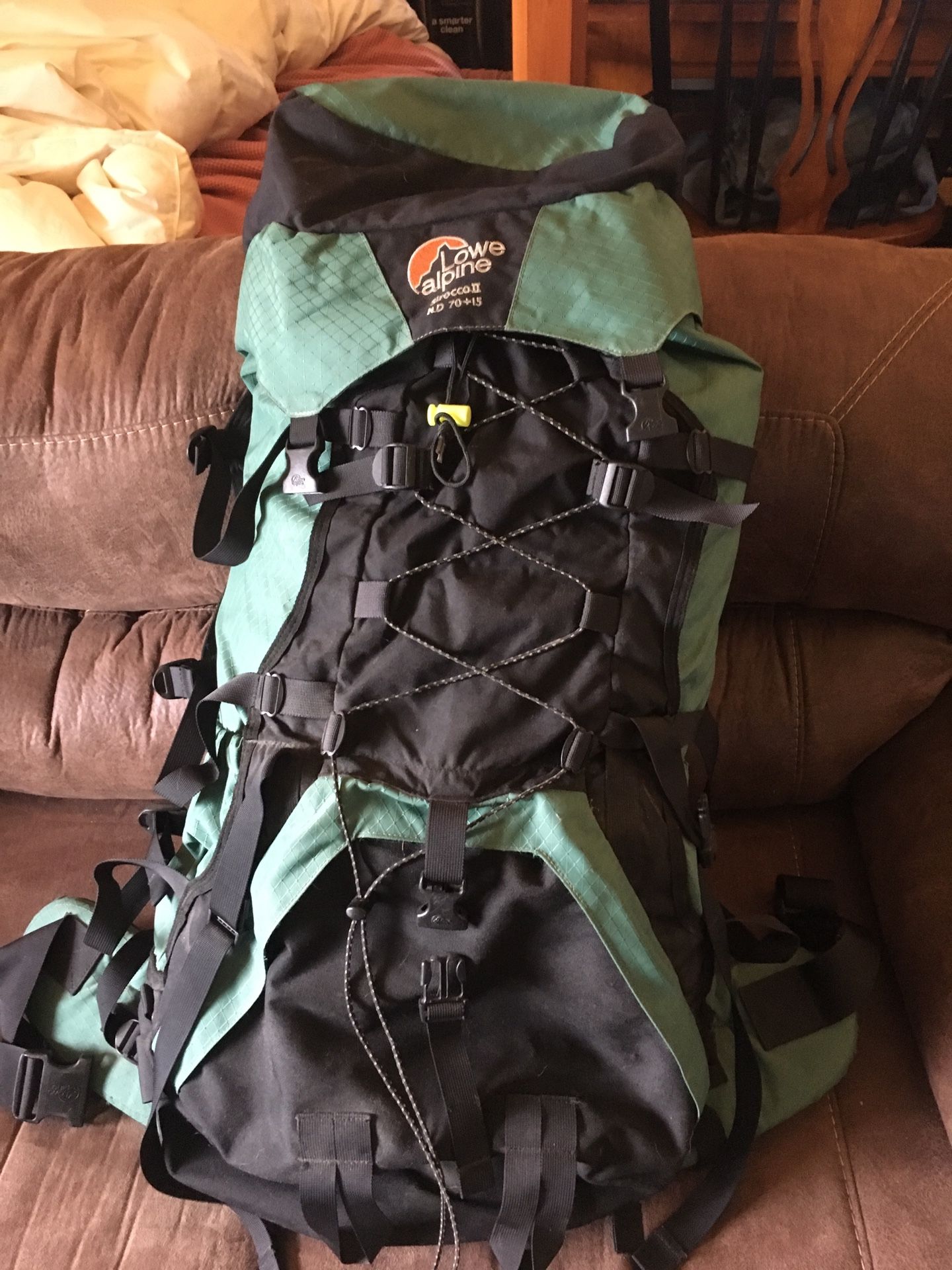 Lowe Alpine backpack + gear