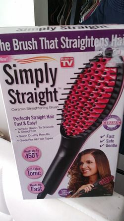 Straitening brush