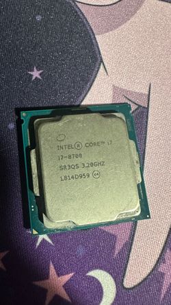Intel i7-8700 processing chip