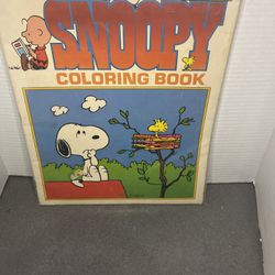 Snoopy Vintage Coloring Book 