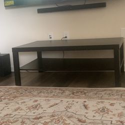 Coffee Table Dark Coffee Color 