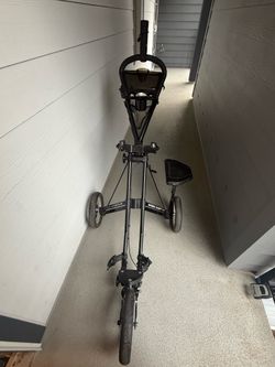 Golf Push Cart with Seat