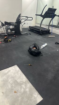 Rubber gym